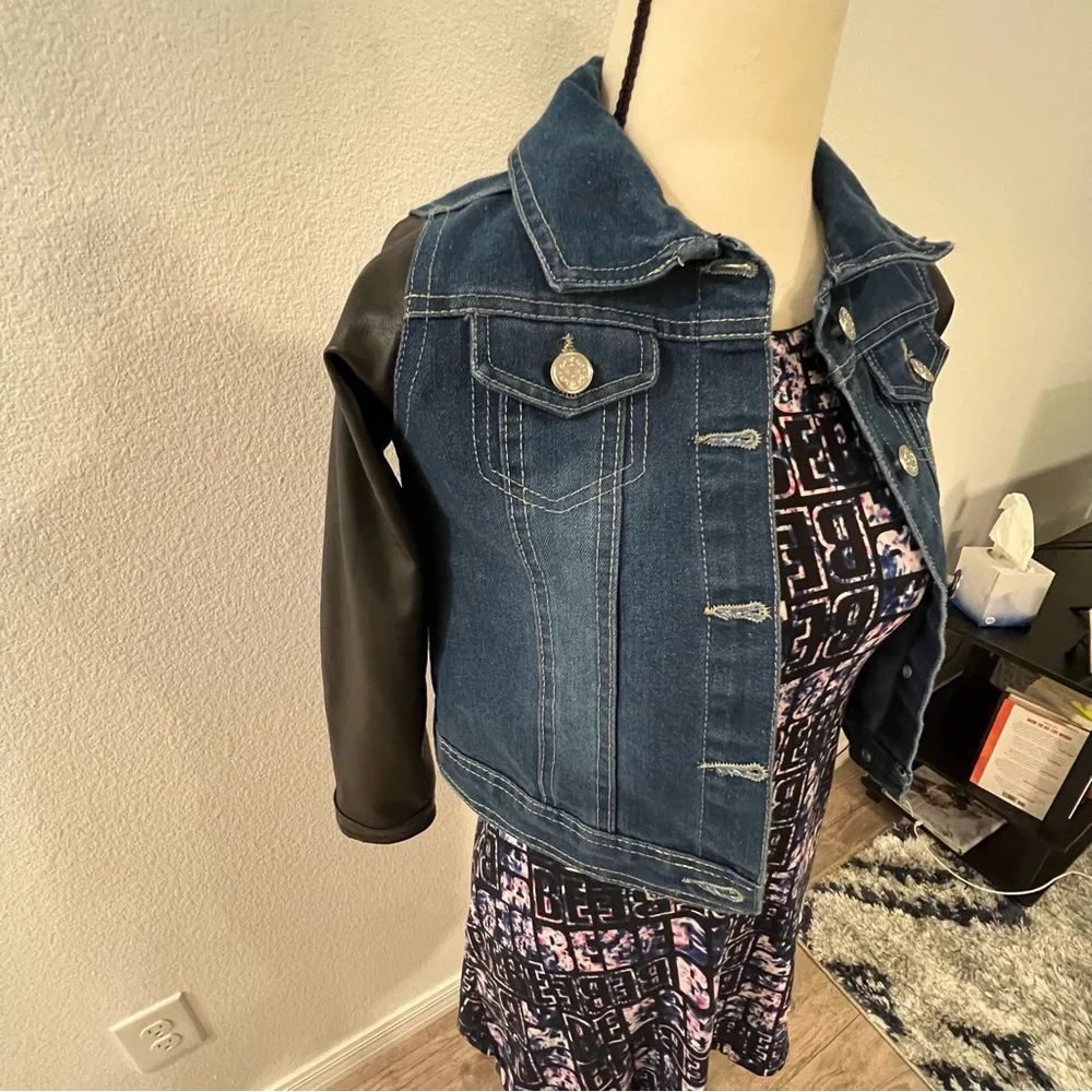 bebe girls‎ dress with matching Jean jacket